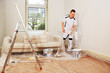 Foto: professional painter at work professional painter at work