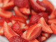 slices of ripe strawsberry