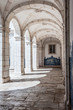 Stone arches in the Monastery of St. Vincent Outside the Walls i