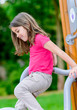 cute child on a playground