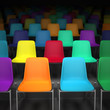 Foto: Colorful chairs Colorful chairs
