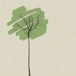 Vector: Stylized tree. Abstract background. Vector. Stylized tree. Abstract background. Vector.