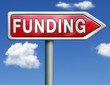 funding road sign arrow