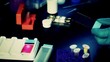 Experiment in the microbiology laboratory