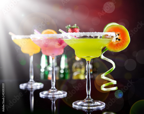 Photo: Fruit cocktails Fruit cocktails