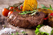 Delicious beef steak