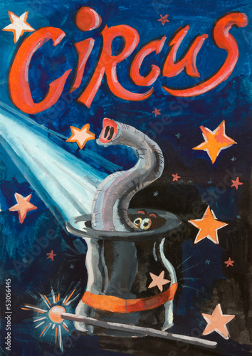 Photo: Circus Funny Illusion Poster Circus Funny Illusion Poster