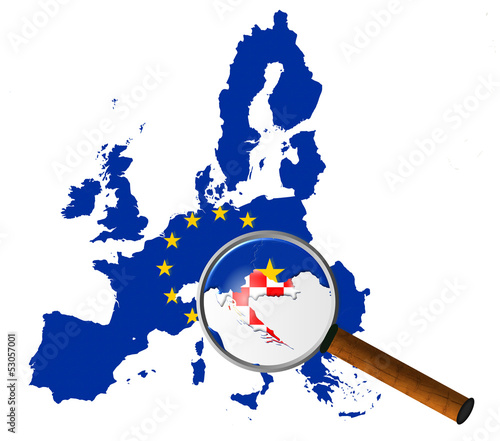 Illustration: Kroatien in der EU Kroatien in der EU