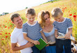 Foto: Family on the meadow Family on the meadow
