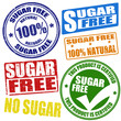 Vector: Sugar free stamps Sugar free stamps