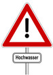 Vektor: Hochwasserwarnung Hochwasserwarnung