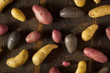 raw organic fingerling potato medley