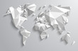 Triangle-world Map illustration