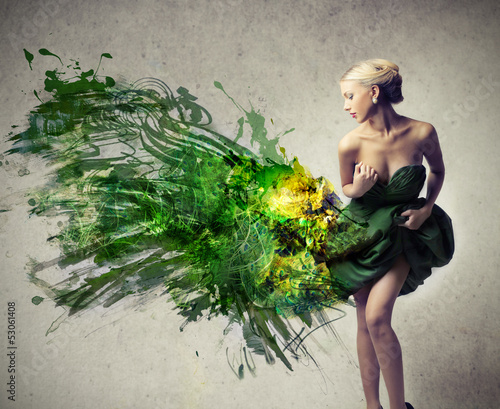 Photo: attractive blonde woman attractive blonde woman