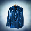 blue sequined jacket