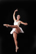 Ballet dancing, beautiful ballerina