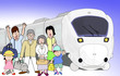 Illustration: 三世代で鉄道の旅 三世代で鉄道の旅
