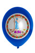Illustration: Balloon colored in flag of american state of virginia Balloon colored in flag of american state of virginia
