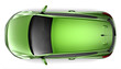 Illustration: Compact green car Compact green car