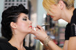 Beautiful Woman with  Luxury Makeup