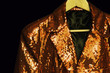 gold sequin entertainment jacket