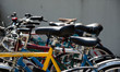 Bikes locked up