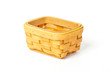 Empty wicker basket