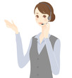 オペレーターの女性