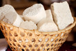 Natural Sea Sponge in basket