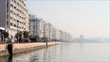 View of Thessaloniki's port with the White Tower