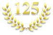 Lauriers 125 en or
