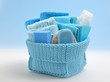 Photo: Wellnesskorb Blau Wellnesskorb Blau