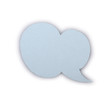 paper speech bubble