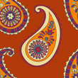 paisley seamless background