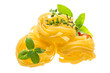 Tagliatelle with basil, tomato and mint