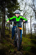 Boy cycling
