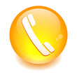 Sphere phone icon call