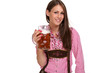 canvas print picture - Wiesnmadl