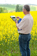 Farmer controlled canola field