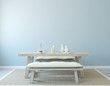 Dining-room interior.