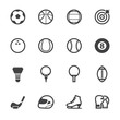 Sports Icons with White Background