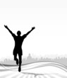 Jogger Ziel Freude