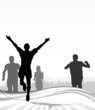 Menschen Laufsport
