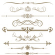 Borders and elements for design. Vector.