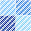 4 Seamless Pattern Octoberfest Blue Mix Diagonal