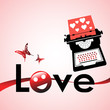 Vector: Love messages Love messages