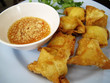 Thai food or Thai Cuisine   fried wonton with egg