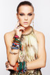 beautiful woman in jewelry