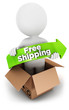 Illustration: 3d white people free shipping 3d white people free shipping