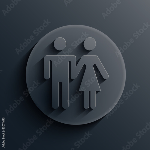 Vector: Vector dark circle icon. Eps10 Vector dark circle icon. Eps10